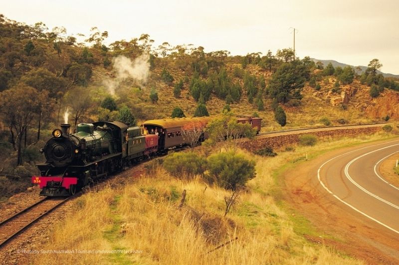 Train Coober Pedy Outback 